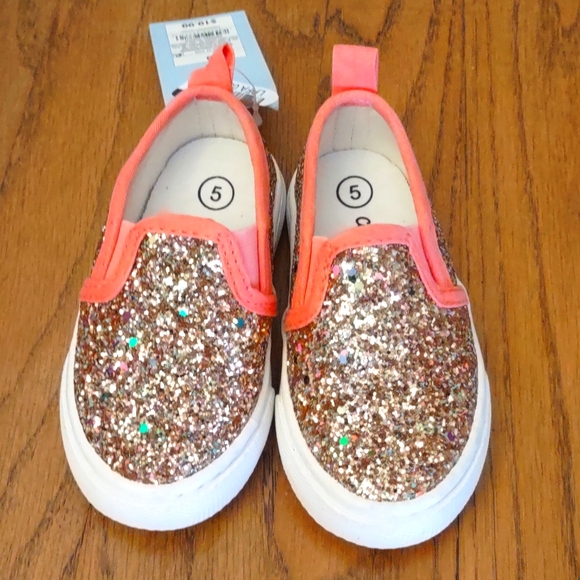 NWT Girls Infant Sneakers Size 5 - Cat and Jack - Picture 2 of 6